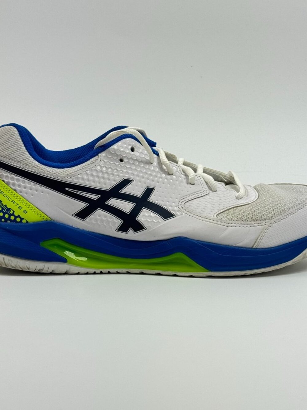 Asics Gel Dedicate 8 'White Blue' 1041A409-409 size 11.5 READ